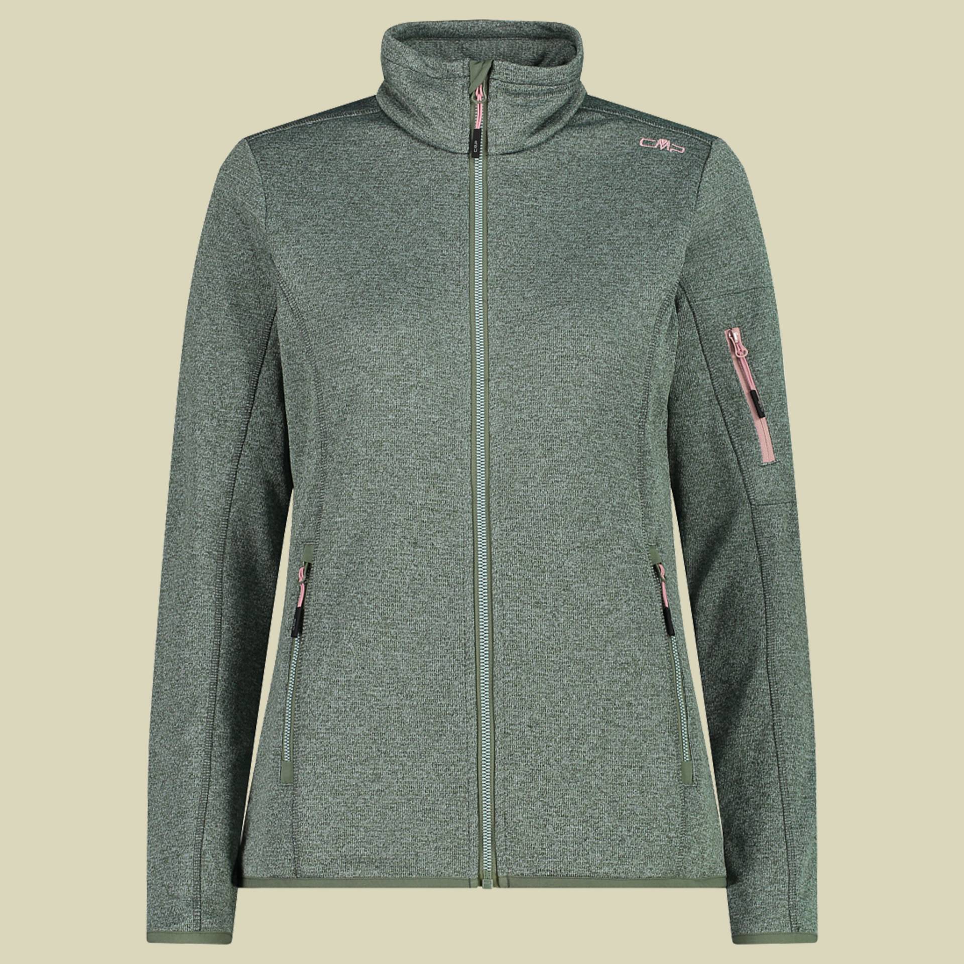 Woman Jacket Knitted + Mesh 30H5866 grün 44 - 19ER salvia-jade von CMP