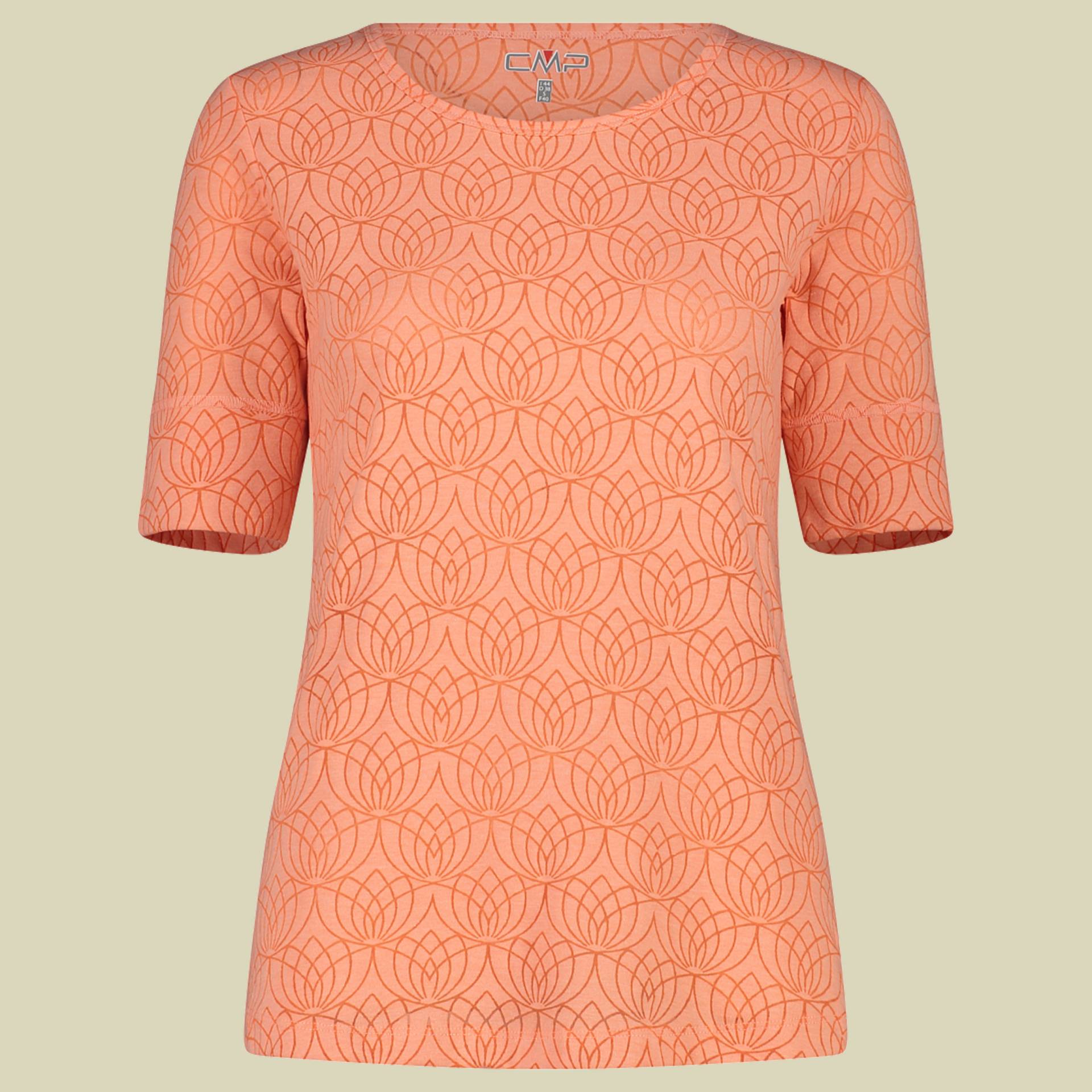 Woman T-Shirt Burnout Jersey 35N6116 40 orange - tangeri Woman T-Shirt Burnout Jersey 35N6116 40 orange - tangeri von CMP