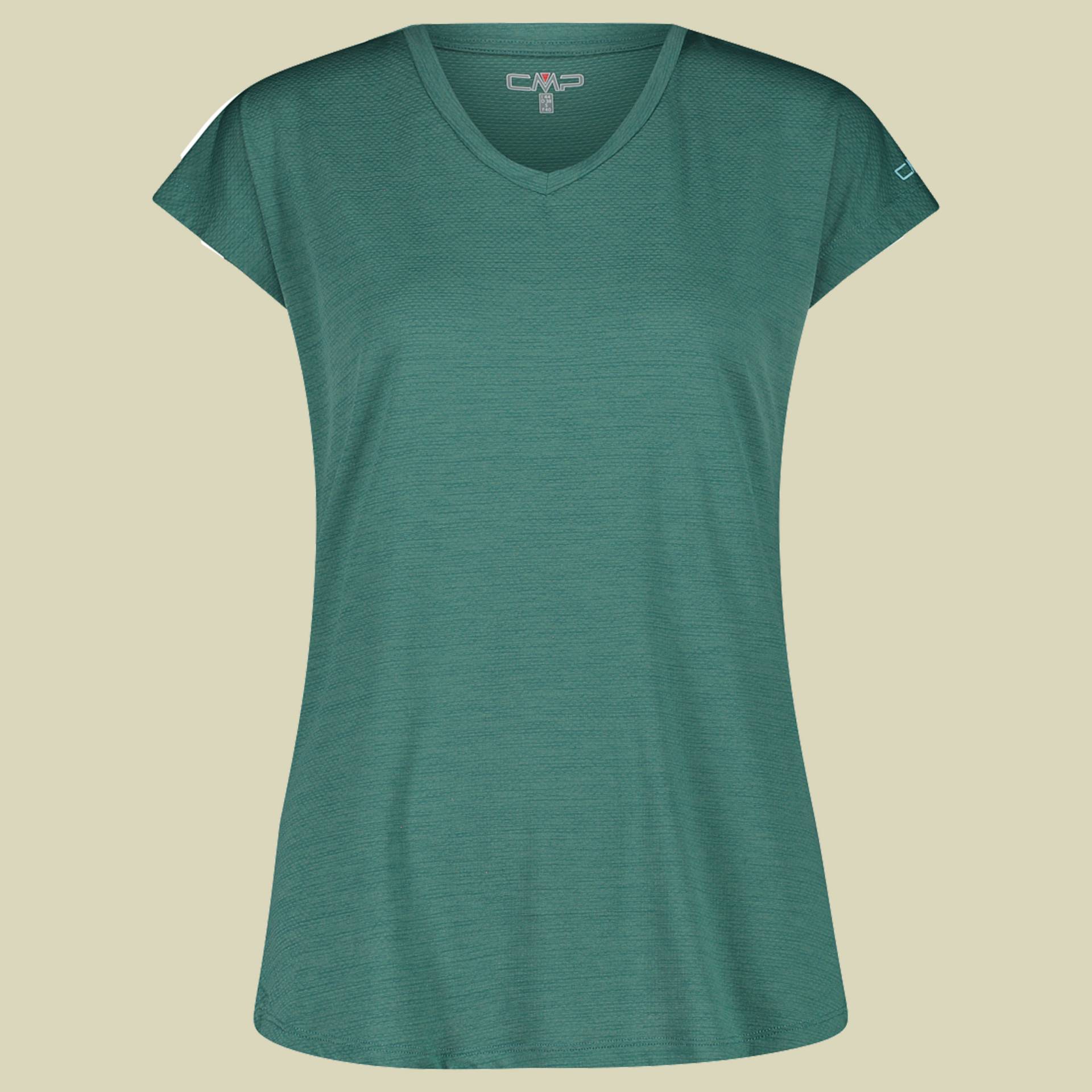 Woman T-Shirt Jacquard Jersey 35N5586 40 grün - E811 agave Woman T-Shirt Jacquard Jersey 35N5586 40 grün - E811 agave von CMP