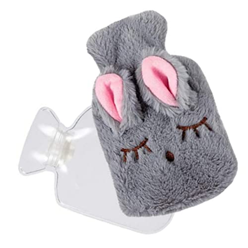 CNAFGBGG Heißwasserflasche Bag Cartoon Winter warm warm heißer Wasserbeutel mit niedlicher Plüschabdeckung für Geschenk von CNAFGBGG