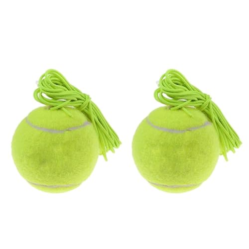 CNAFGBGG Tennis -Trainingskugel mit String -Tennis -Trainerbällchen Elastizier Seilball auf String Trainer Übungskugeln von CNAFGBGG