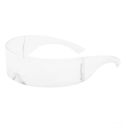 CNANRNANC Anti-UV-Brille für Mountainbike, Outdoor-Fahrradbrille, für Herren und Damen, robust, sicher (transparent) von CNANRNANC