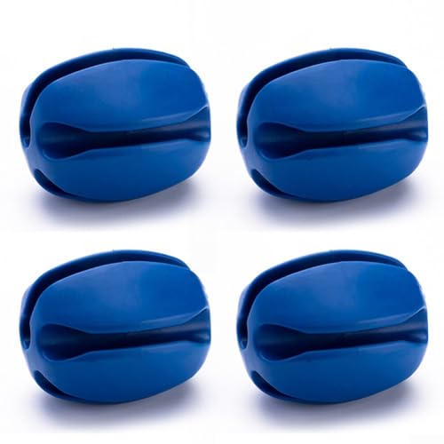 Halten Sie Ihre Angelruten sicher mit 4 Rutenhaltern, dickes kugelförmiges Design, leicht (blau) von CNANRNANC