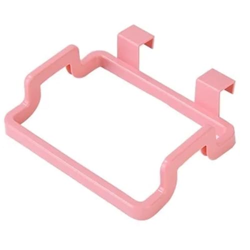 CNYUON Müllsackhalter 3 Stück Müllbeutelhalter, hängender Müllbeutelhalter, Müllbeutel-Aufbewahrungsregal, tragbarer Schrank, Müllständer Für Küche, Reise(Pink) von CNYUON