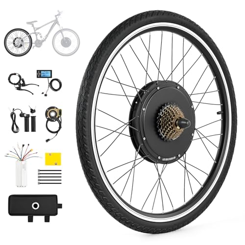 CO-Z 26 Zoll Ebike Umbausatz E-Bike Hinterrad Umbausatz Kit Elektrofahrrad Umbausatz Ebike Conversion Kit Electric Bicycle Umbausatz Pedelec Umbausatz 1000W CO-Z 26 Zoll Ebike Umbausatz E-Bike Hinterrad Umbausatz Kit Elektrofahrrad Umbausatz Ebike Conversion Kit Electric Bicycle Umbausatz Pedelec Umbausatz 1000W von CO-Z