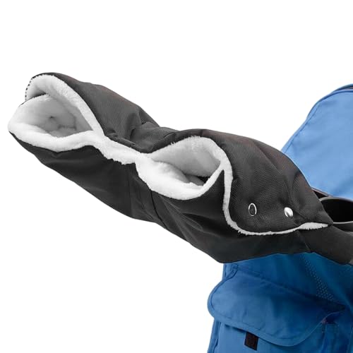 1 Stück Schwarze Frostschutzhandschuhe Für Kinderwagen, Kältebeständige Und Warme Flanellhandschuhe, Handwärmerhandschuhe Aus Verdicktem Samt, Handtaschen, Warme Handtaschen Für Kinderwagen 1 Stück Schwarze Frostschutzhandschuhe Für Kinderwagen, Kältebeständige Und Warme Flanellhandschuhe, Handwärmerhandschuhe Aus Verdicktem Samt, Handtaschen, Warme Handtaschen Für Kinderwagen von COACOM