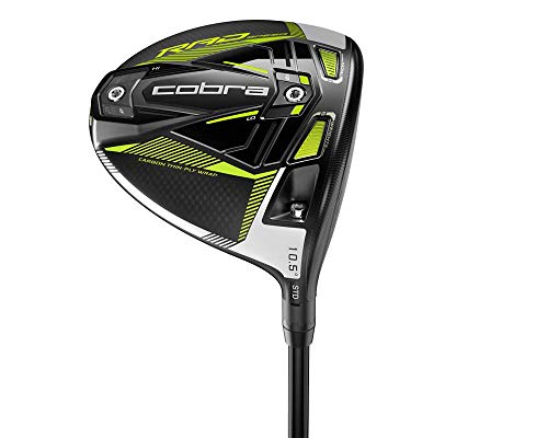 Cobra Golf 2021 Radspeed Driver Matt Black-Turbo Yellow (Herren Rechtshänder, Project X Hzrdrus RDX Blue, Stiff Flex, 9) von COBRA