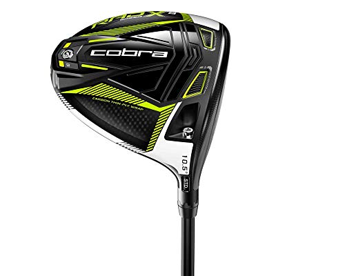 Cobra Golf 2021 Radspeed XB Driver Gloss Black-Turbo Yellow (Herren Linke Hand, Project X Evenflow Ripetide, Senior Flex, 12), Standard von COBRA