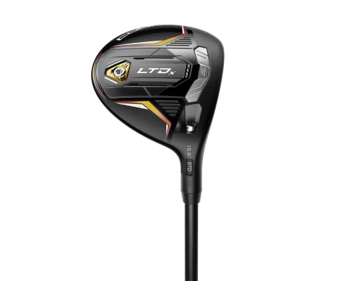 Cobra Golf 2022 LTDX Fairway Matt Black-Gold Fusion (Herren, rechte Hand, Project X Hzrdus Smoke im10 60, Stiff Flex, 3w-15) von COBRA