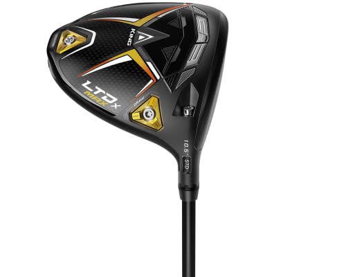 Cobra Golf 2022 LTDX Max Driver Matt Schwarz-Gold Fusion (Herren, Linke Hand, Project X Hzrdrus Smoke RDX Blue, Stiff Flex, 9) von COBRA