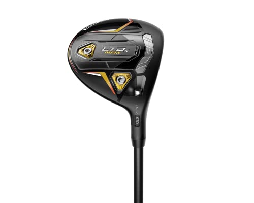 Cobra Golf 2022 LTDX Max Fairway Matt Black-Gold Fusion (Herren, rechte Hand, UST Helium Nanocore, Reg Flex, 7w-22.5), 5 Regular von COBRA