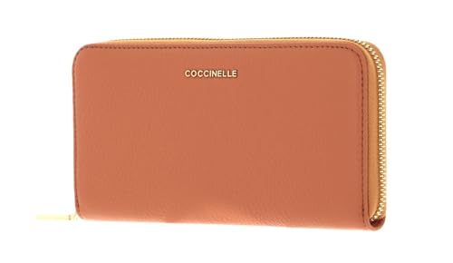 Coccinelle Metallic Soft Zip Wallet Grainy Leather Almond Coccinelle Metallic Soft Zip Wallet Grainy Leather Almond von COCCINELLE