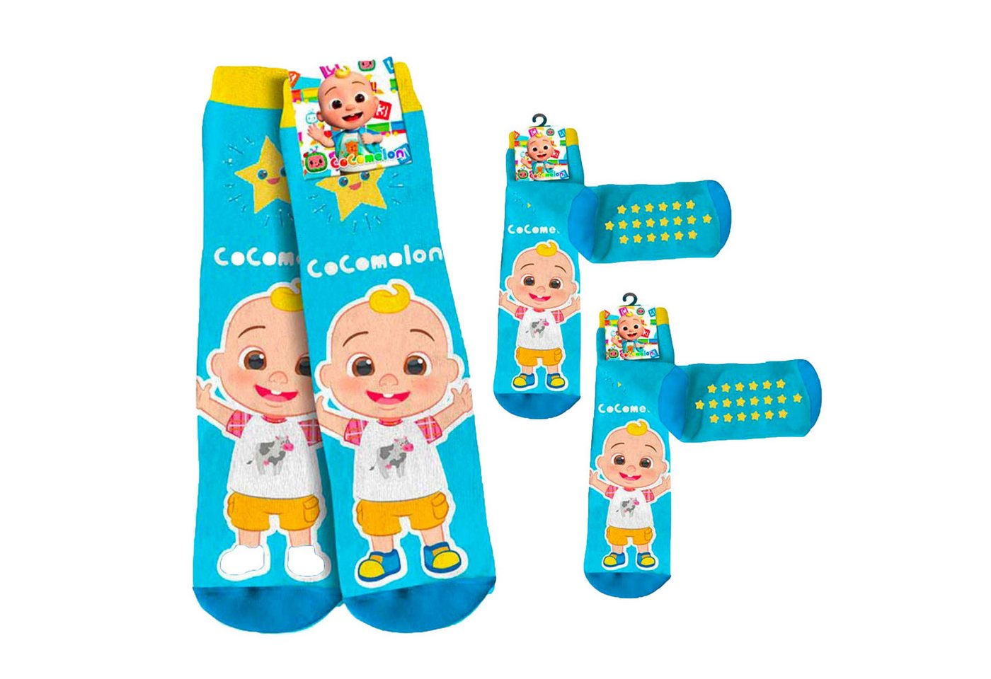 COCOMELON Laufsocken 2er-Pack Anti-Rutsch Socken für Kinder COCOMELON Laufsocken 2er-Pack Anti-Rutsch Socken für Kinder von COCOMELON