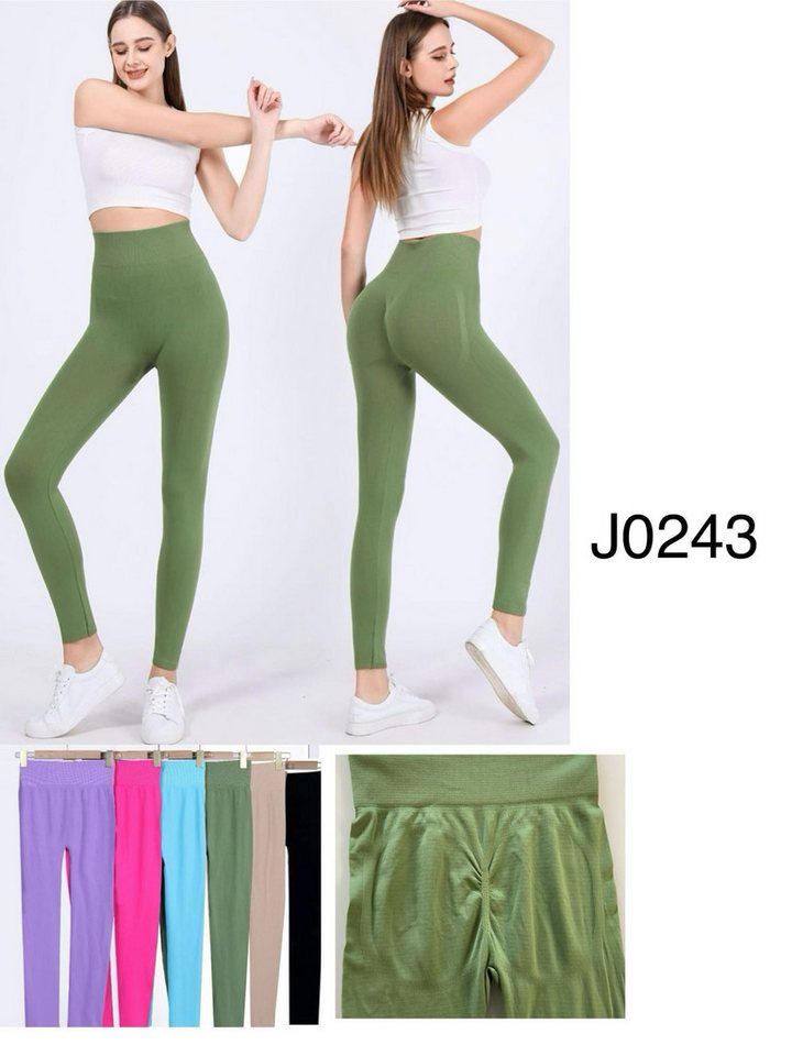 COFI 1453 Yogaleggings Damen Gym Fitness Leggings sportleggings Frauen Yoga Onesize von COFI 1453