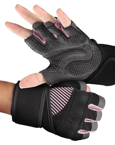 COFIT Fitness Handschuhe für Damen und Herren, Atmungsaktive Trainingshandschuhe rutschfeste Gewichtheben Handschuhe mit Handgelenk Unterstützung für Gym Übung, Krafttraining, Bodybuilding - Rosa S COFIT Fitness Handschuhe für Damen und Herren, Atmungsaktive Trainingshandschuhe rutschfeste Gewichtheben Handschuhe mit Handgelenk Unterstützung für Gym Übung, Krafttraining, Bodybuilding - Rosa S von COFIT