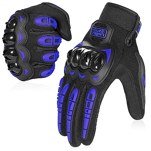 COFIT Motorrad Handschuhe, Touchscreen Motorradhandschuhe für Motorradrennen, Mountainbike, Motorcross, Klettern, Wandern und andere Outdoor Sportarten und Aktivitäten - Blau L COFIT Motorrad Handschuhe, Touchscreen Motorradhandschuhe für Motorradrennen, Mountainbike, Motorcross, Klettern, Wandern und andere Outdoor Sportarten und Aktivitäten - Blau L von COFIT