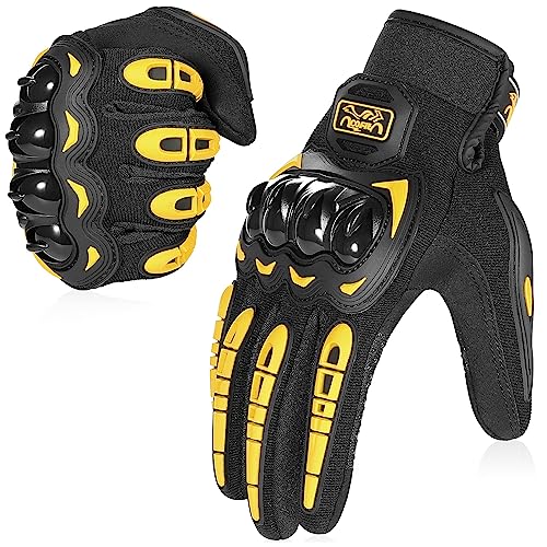 COFIT Motorrad Handschuhe, Touchscreen Motorradhandschuhe für Motorradrennen, Mountainbike, Motorcross, Klettern, Wandern und andere Outdoor Sportarten und Aktivitäten - Gelb L COFIT Motorrad Handschuhe, Touchscreen Motorradhandschuhe für Motorradrennen, Mountainbike, Motorcross, Klettern, Wandern und andere Outdoor Sportarten und Aktivitäten - Gelb L von COFIT