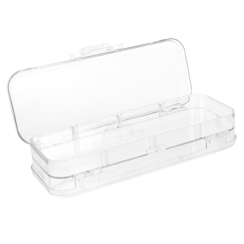 COHEALI Aufbewahrungsbox Für Schreibwaren Doppeldecker-bleistiftbox Organizer-Box Stifthalterbox Stift-Organizer Federmäppchen Make-up-Tasche Student Doppelschicht Abs Veranstalter von COHEALI