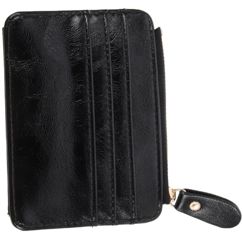 COLLBATH 1Stk Handtasche Makeup Tasche Kosmetiktasche damenbörse schminkbeutel damengeldbörse große Geldbörse transparente Gürteltasche Frauen portmonee Herren Damen Portemonnaie Black von COLLBATH