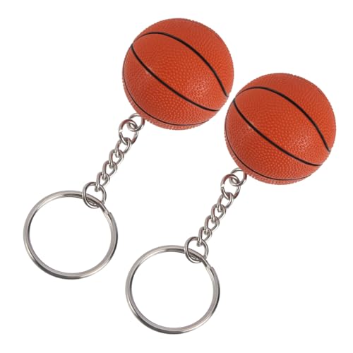 COLLBATH 2 Stück Basketball Schlüsselanhänger Einzigartige Taschenanhänger Aus Kreative Hängende Schlüsselanhänger Für Sportfans Praktisches Zubehör Für Schlüsselbund Und Taschen von COLLBATH