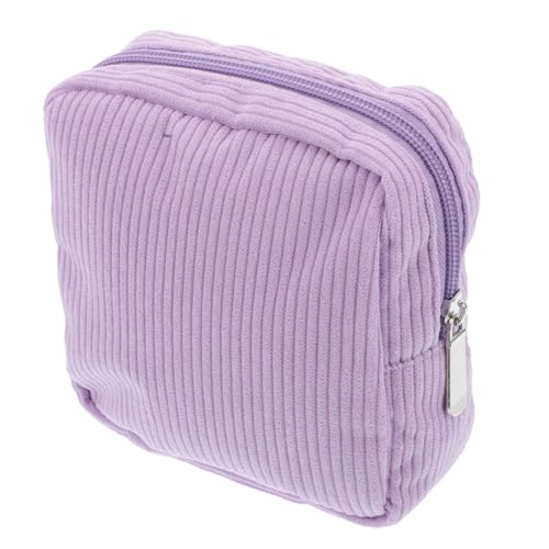 COLLBATH Cord-Aufbewahrungstasche Kulturbeutel Aus Cord Kleiner Beutel Für Damenprodukte Minitasche Für Geldbeutel Kleine Schminktasche Kleine Suqare-Tasche Portemonnaie Wechseln Violet COLLBATH Cord-Aufbewahrungstasche Kulturbeutel Aus Cord Kleiner Beutel Für Damenprodukte Minitasche Für Geldbeutel Kleine Schminktasche Kleine Suqare-Tasche Portemonnaie Wechseln Violet von COLLBATH