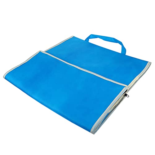 COLLBATH Isoliertaschen Beheizte Pizza-Liefertaschen wasserdichte Aufbewahrungstasche Speisentransporttasche Essenlieferungstasche tragbare Bento-Tasche Bento-Aufbewahrungstasche Vlies Blue von COLLBATH