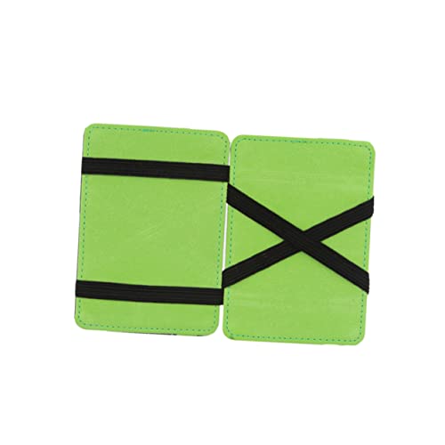 COLLBATH Kreditinhaber Brieftasche ausweis Mini portmonee gledbörse Zip Card Holder Key Chains Portemonnaie Cash klippverschlüsse Reisverschluss portemonaie Geldbörse und Kredithalter Green von COLLBATH