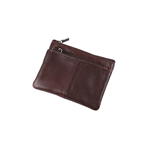 COLLBATH Kreditinhaber kreditkartenhalter Credit Card Holder portmonee Mini minigeldbörse kleingeldbörse Schlüsselbund Herren-Geldbörse Mini-Geldbörse Geldbörse mit Reißverschluss Brown von COLLBATH