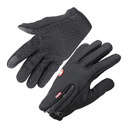 COLLBATH Outdoor Winter Fleece Handschuhe Für Damen Und Herren Wasserdicht Winddicht Touchscreen Kompatibel Größe L von COLLBATH