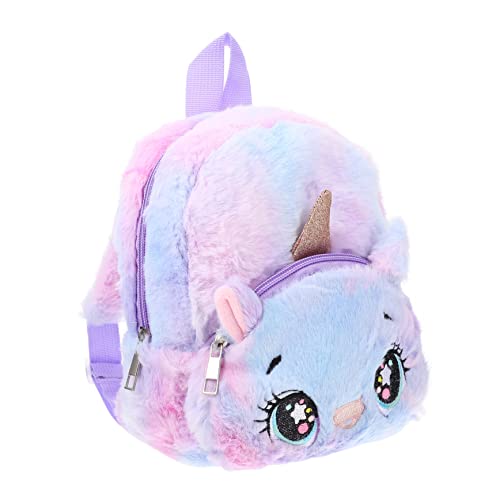 COLLBATH Rucksack Schultasche für schultüte für backbag Plush Backpack рюкзаки praktische Umhängetasche tragbare Umhängetasche Mädchen Outdoortasche Plüsch Violett von COLLBATH