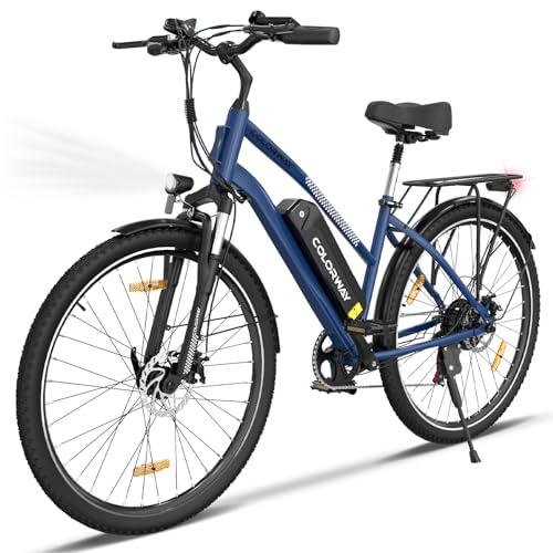 COLORWAY BK27 Elektrofahrräder, 28Zoll e Bike, 2 Fahrmodi City ebike mit 36V 15Ah Akku, mit Tretunterstützung, Pendlerfahrrad mit 250W Motor, Die Akkulaufzeit kann 45-100 km erreichen. von COLORWAY