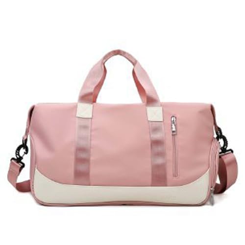 COLseller Damen Sporttasche Faltbare Weekender Reisetasche Weekender Sport Tasche für Reisen Gym Urlaub Übernachtung,Pink von COLseller