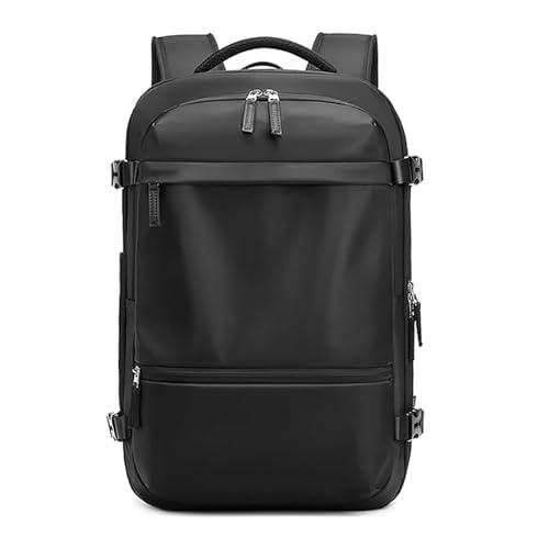 COLseller Reisetasche Damen Handgepäck Tasche mit Schuhfach Sporttasche mit Nassfach Schuhfach Reisetasche Tasche für Flugzeug Weekender Schwimmtasche,Black von COLseller