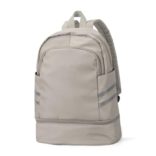 COLseller Reisetasche mit Schuhfach Reisetaschen Groß mit Schuhfach Wasserabweisende Weekender Gym Travel Bag Handgepäck Tasche,Brown von COLseller