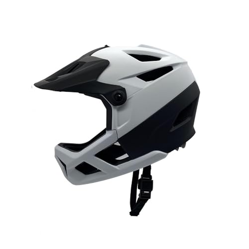 COMETX Full-Face-Mountainbike-Helm für Männer Frauen Rennradhelm Leicht Verstellbares Visier und Brillenanschluss 55-59CM Stoßfester Fahrradhelm von COMETX