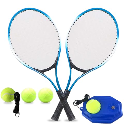 COMETX Tennisball für Anfänger Kinder Tennisschläger mit Tennistrainer von COMETX