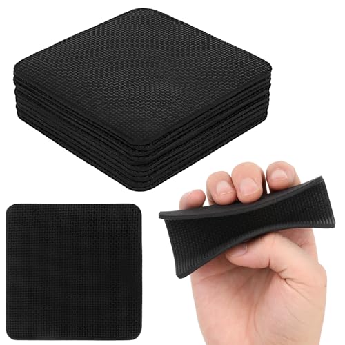 COMNICO Griffpolster, 10 Stück Griffpolster für Gewichtheben, Profi Neopren Griffpads Fitness Zubehör Krafttraining Griffpads für Bodybuilding, Fitness & Krafttraining für Frauen & Männer (Schwarz) von COMNICO