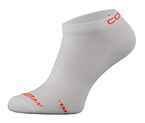 Comodo - Coolmax Laufsocken für Sneaker | Leicht Quarter Sportsocken für Running | Herren und Damen Sommer Socken (Weiß, 39-42) von COMODO