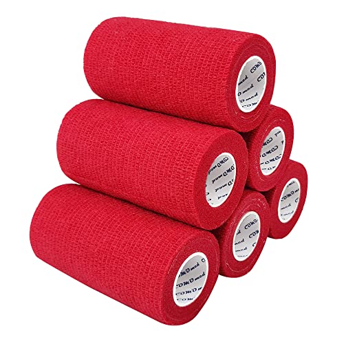 COMOmed selbstklebender verband elastische binde handgelenk bandage pflaster rolle Dog Bandagen Tierische Bandagen Rot 10 cm X 6 Bände COMOmed selbstklebender verband elastische binde handgelenk bandage pflaster rolle Dog Bandagen Tierische Bandagen Rot 10 cm X 6 Bände von COMOmed