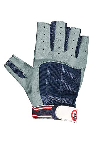 COMPASS Jollen- Handschuh Kurze Finger Farbe Navy/grau, Größe H: 7 von COMPASS