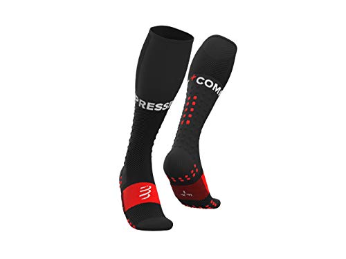COMPRESSPORT – Pro Racing Socks V3.0 Trail – Trail-Socken – Stoßdämpfung – Laufen – Fußstabilität – Schutz und Atmungsaktivität - Alles Gelände von COMPRESSPORT