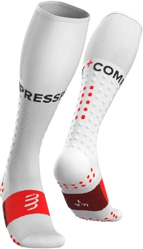 COMPRESSPORT Unisex Full Run Kompressions-Sportsocke, Blanco, 45-48 EU COMPRESSPORT Unisex Full Run Kompressions-Sportsocke, Blanco, 45-48 EU von COMPRESSPORT