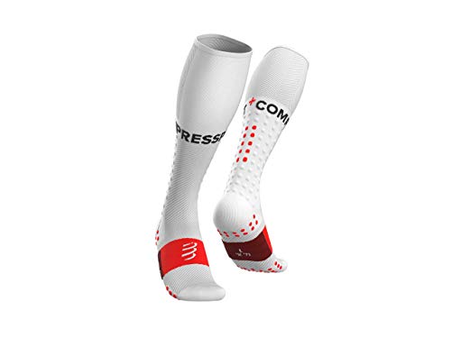 COMPRESSPORT Unisex Full Run Kompressions-Sportsocke, Blanco, 42-44 EU COMPRESSPORT Unisex Full Run Kompressions-Sportsocke, Blanco, 42-44 EU von COMPRESSPORT