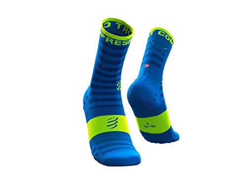 COMPRESSPORT – Laufsocken – Pro Racing Socks V3 Run High – Ultraleicht – optimale Unterstützung, erstklassiger Komfort und Feuchtigkeitsmanagement – ​​Laufen, Triathlon und Multiaktivität von COMPRESSPORT