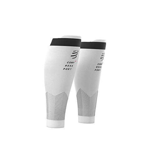 COMPRESSPORT - Kompressions-Wadenbandage – R2V2 – Muskelschutz, Leistung und Erholung für Sport – Ultraleicht und Antistatig – Laufen, Radfahren, Trail und Triathlon, 42-46, Weiß COMPRESSPORT - Kompressions-Wadenbandage – R2V2 – Muskelschutz, Leistung und Erholung für Sport – Ultraleicht und Antistatig – Laufen, Radfahren, Trail und Triathlon, 42-46, Weiß von COMPRESSPORT