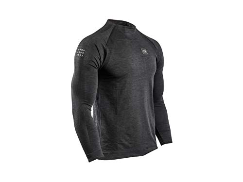 COMPRESSPORT Training T-Shirt LS Sport Erwachsene Unisex L Schwarz COMPRESSPORT Training T-Shirt LS Sport Erwachsene Unisex L Schwarz von COMPRESSPORT