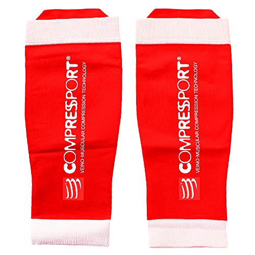 Compressport Wadensleeve Calf R2 v2, Rot, T3 von COMPRESSPORT