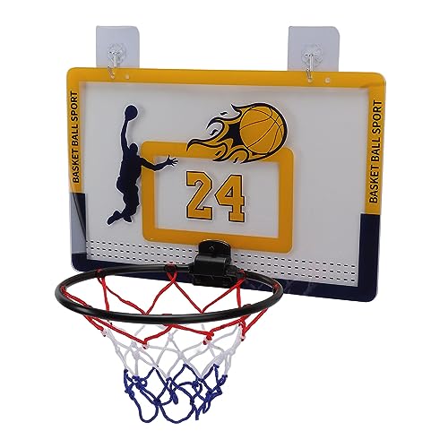 Mini-Indoor-Basketballkorb mit 1 Ball für und Erwachsene, Wandmontiertes Indoor-Basketballkorb-Set für von COMTERVI