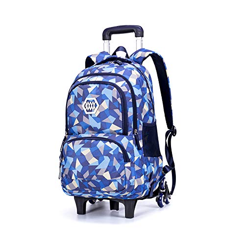 CONPHERON Rucksack mit Rollen für Kinder, Schultrolley Schultaschen Schulrucksack Trolley Kinderrucksack für Junge und Mädchens Klasse 3-12 von CONPHERON