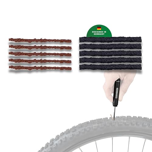 CONTEC Fahrrad-Flickzeug Set, 10 Stück, Reifen Flickset, für Schläuche und Pannen Reparaturset, selbstklebend, für unterwegs, leicht und handlich CONTEC Fahrrad-Flickzeug Set, 10 Stück, Reifen Flickset, für Schläuche und Pannen Reparaturset, selbstklebend, für unterwegs, leicht und handlich von CONTEC